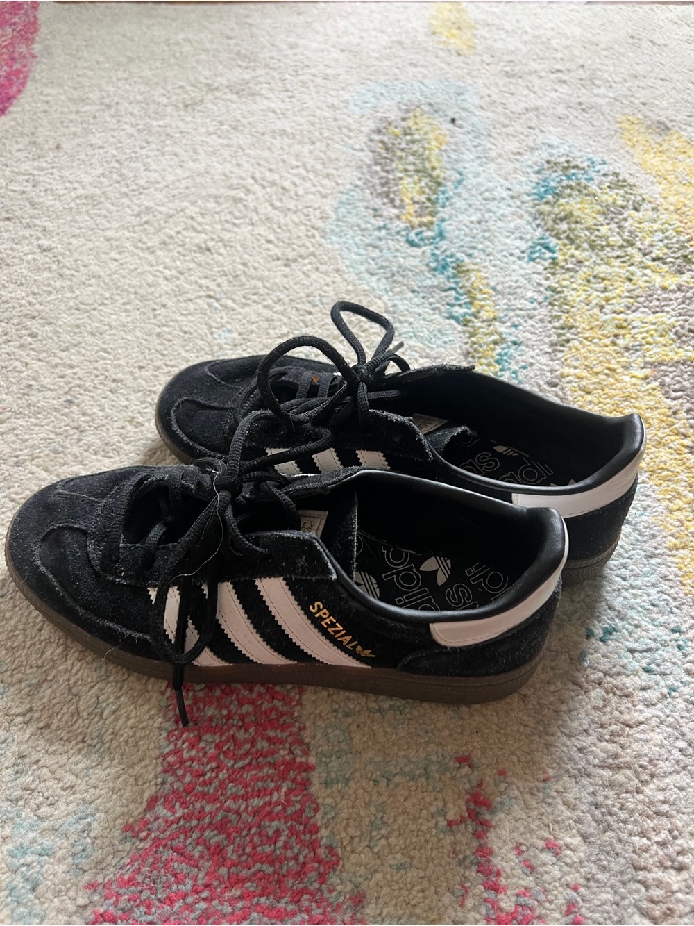 adidas Black & White Spezial Suede Sneakers